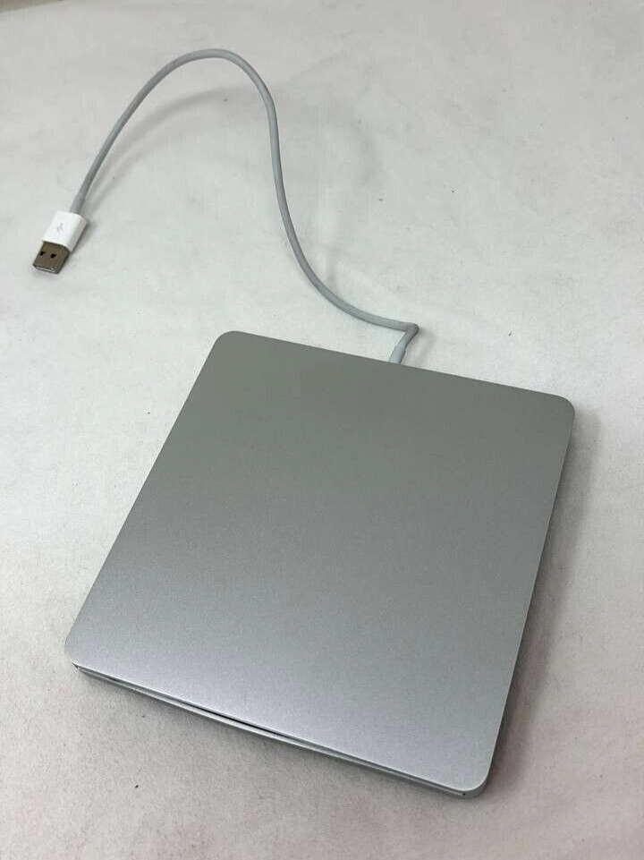 Apple USB Superdrive Player External Drive CD DVD Reader Silver for Mac Read