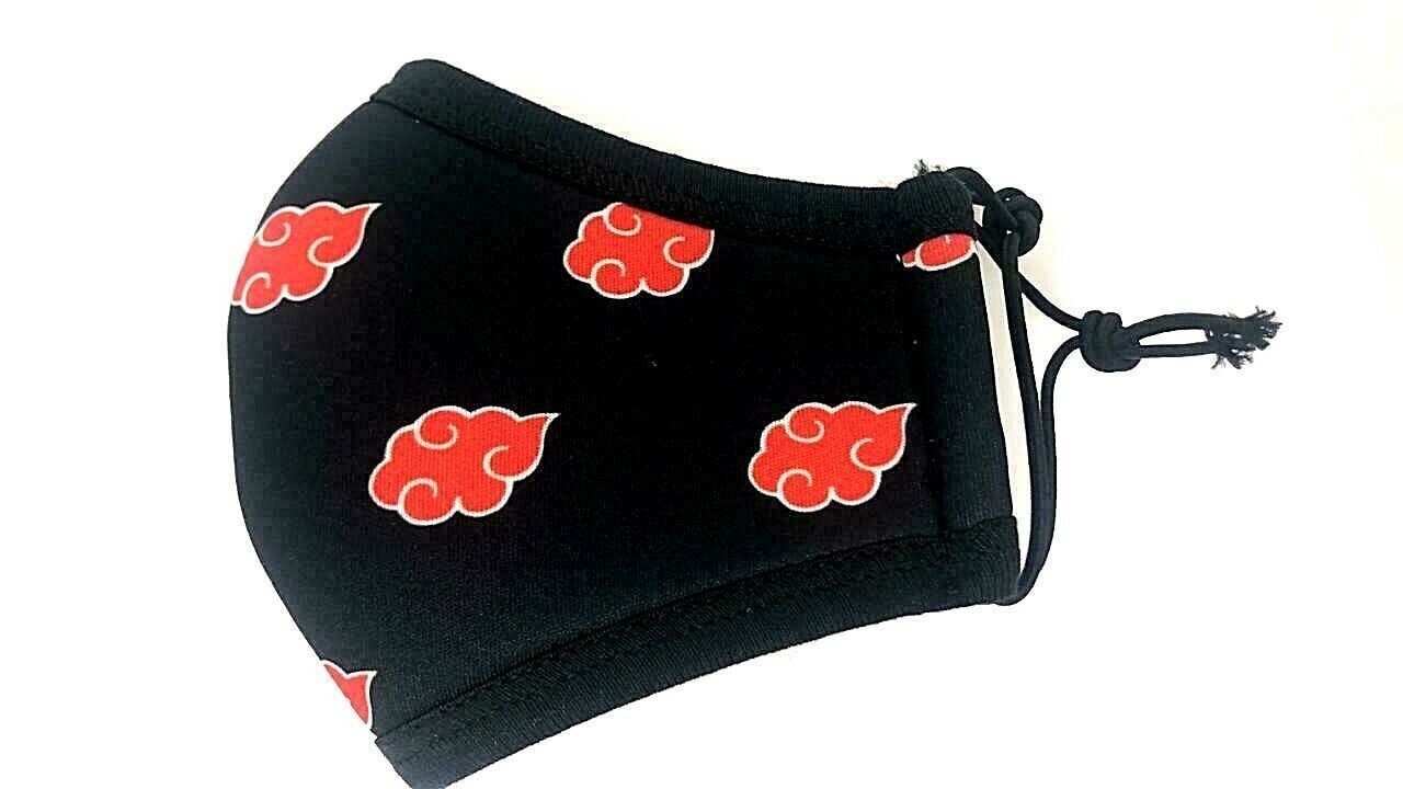 New Reusable Red Clouds Face Mask Breathable Adjustable Unisex For Kids