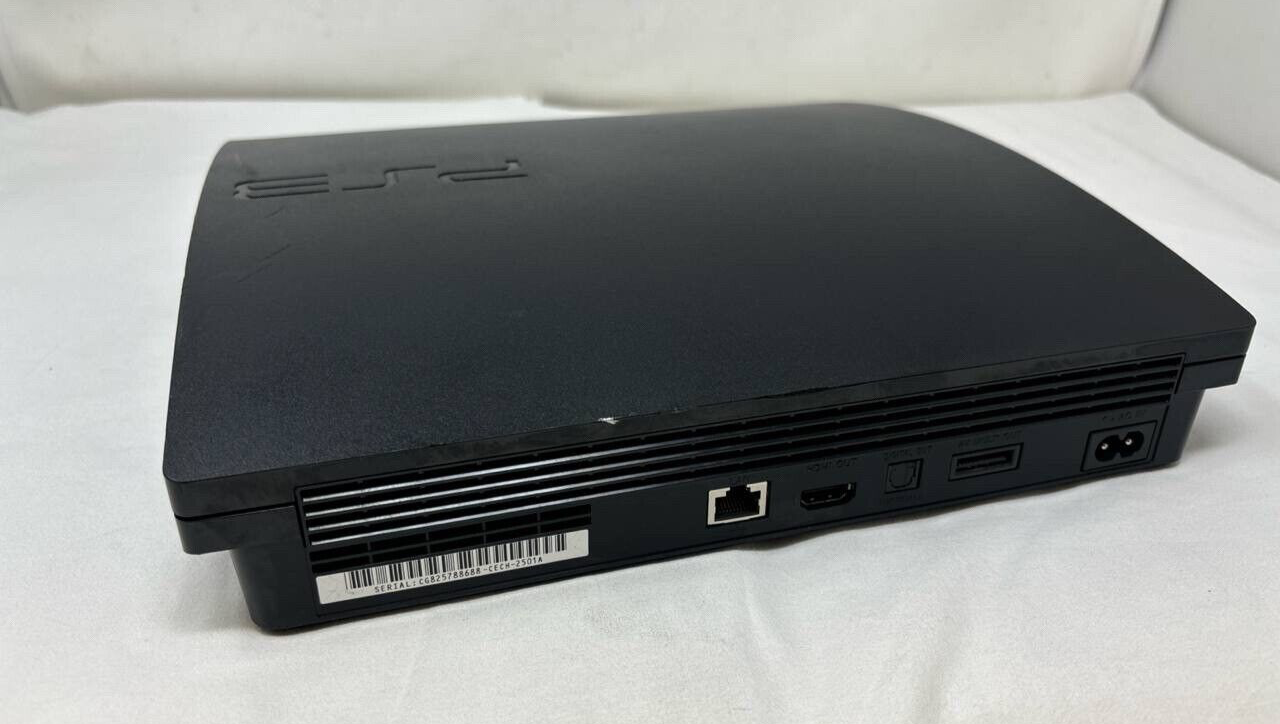 Sony PlayStation 3 Slim 160GB Home Video Game Console PS3 Black CECH-2501A