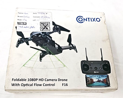 Contixo F16 FPV Foldable Drone Quadcopter 1080P HD Camera Kit for Kids READ