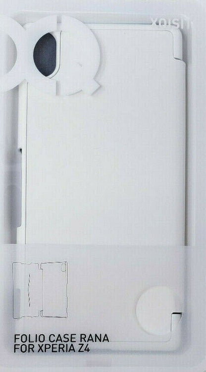 Xqisit White Folio Case Rana for Sony Xperia Z4 Protective Book Cover Original