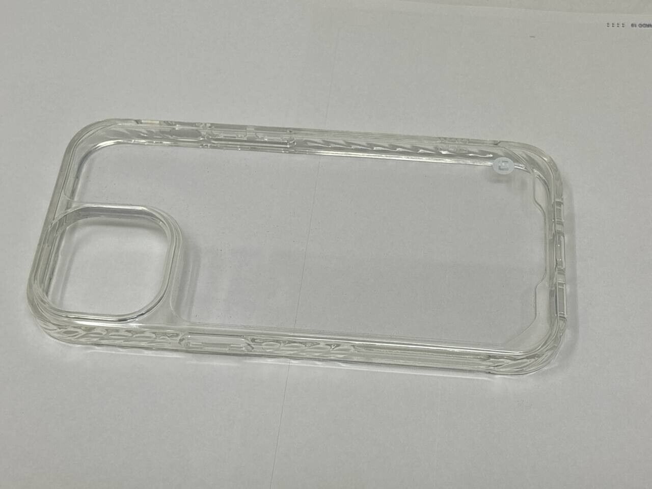 Clckr D-Form Protection Case iPhone 15 2023 Shockproof 6.1" Clear Cover Back