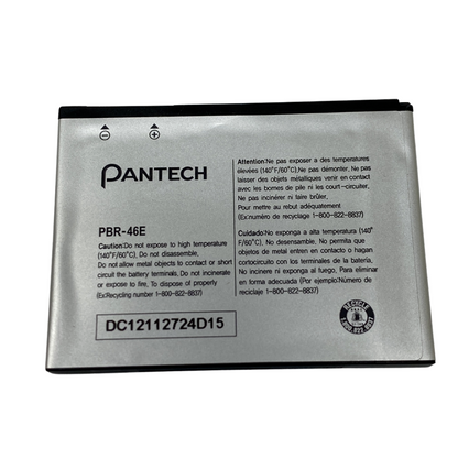 Battery PBR-46E For Pantech Renue P6030 AT&T 1000mAh 3.7V Replacement