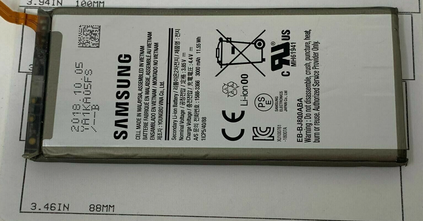 Battery EB-BJ800ABA ABE For Samsung Galaxy J6 SM-J600G J8 A6 SM-A600 A600T A600A