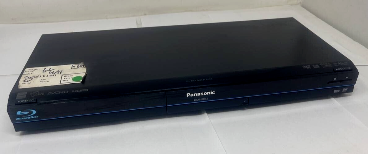 Panasonic DMP-BD65 Blu-Ray Disc Player USB 2.0 Port Dolby DTS BD-ROM Profile 2