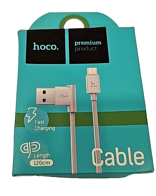 Hoco UPM10 Charging Cable L Shape USB to Micro USB Angled for Phone Tablet PC