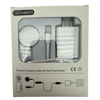 Cea Tech Magnetic Wireless Fast Charger Lightning Cable Cord for iPhone iPad