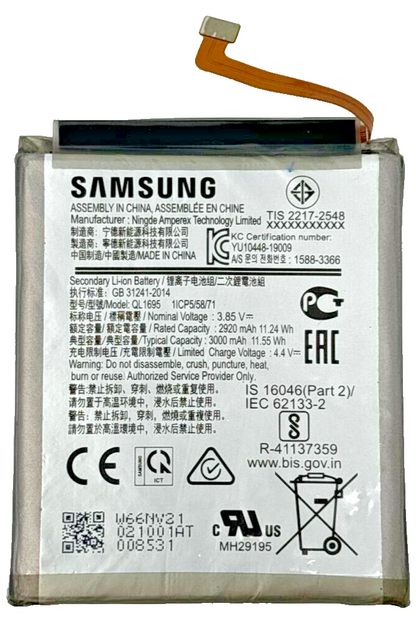 Battery for Samsung Galaxy A01 A015 QL1695F SM-A015T 2920 mAh OEM Replacement