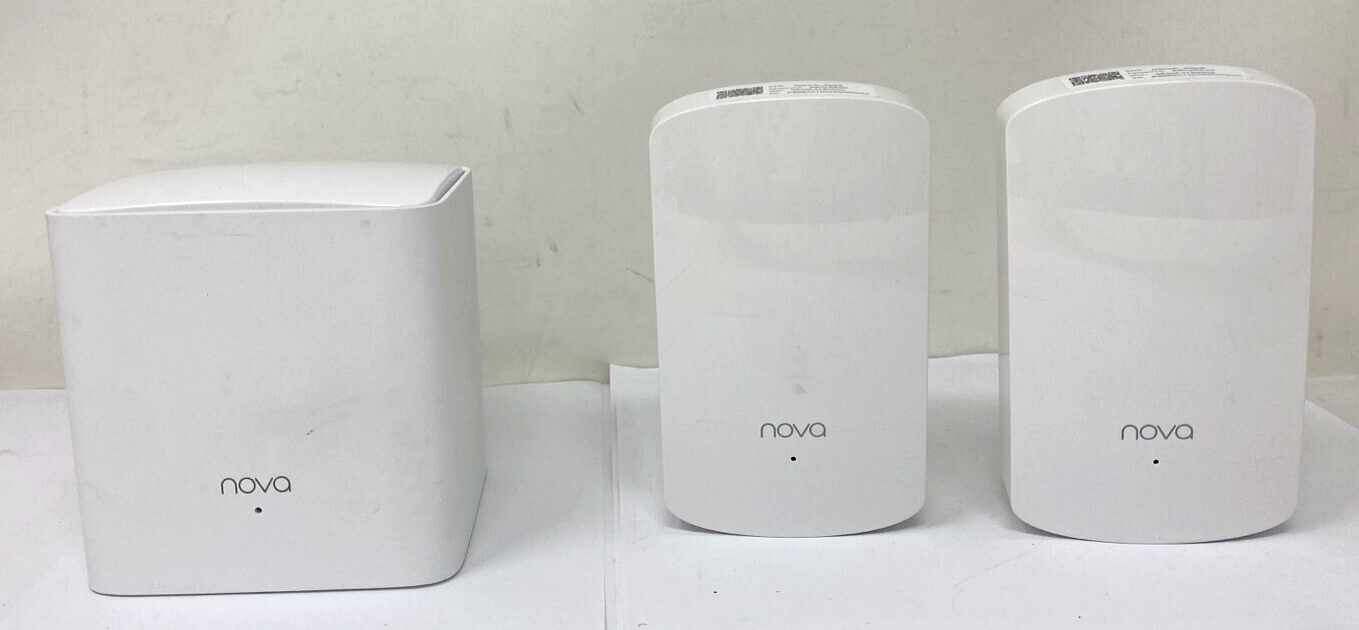 Tenda Nova MW5 Gigabit Whole Home Mesh WiFi System Wireless Dual Band AC1200 3pc