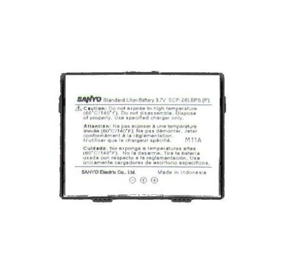 Battery SCP-26LBPS For Sanyo Katana II 6650 Black External Replacement 600mAh