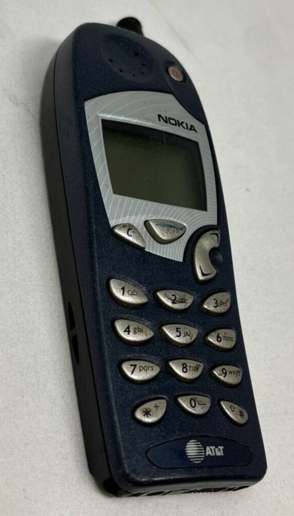 Nokia 5165 AT&T Digital Vintage Rare Cell Phone Wireless For Collectors 2G READ