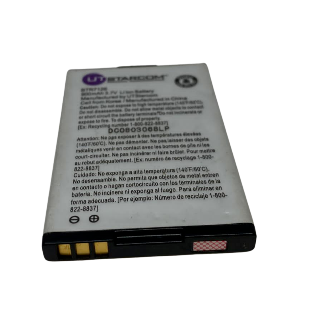 Battery BTR-7126 For UTStarcom CDM-7126 Replacement Part Original 3.7V 900mAh