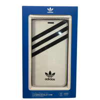 Adidas Booklet Case Samba for Apple iPhone 12 Mini 5.4 Inch White Flip Cover