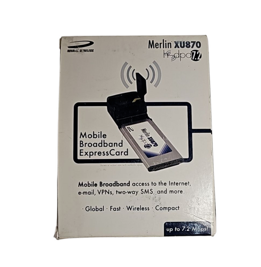 Novatel Merlin XU870 Wireless Mobile Broadband 3.5G ExpressCard 7.2M for VPN SMS