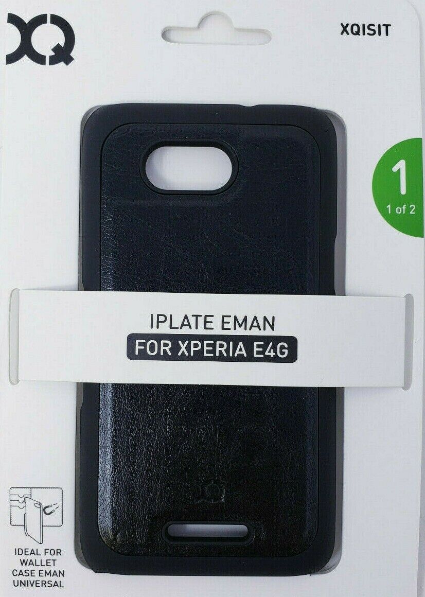 OEM Black Xqisit iPlate Eman Case Cover Phone Compact For Sony Xperia E4G