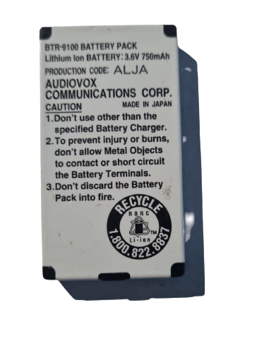 Battery BTR-9100 for Audiovox 9100 9150 9150X 9150XD 9155 9155GPX