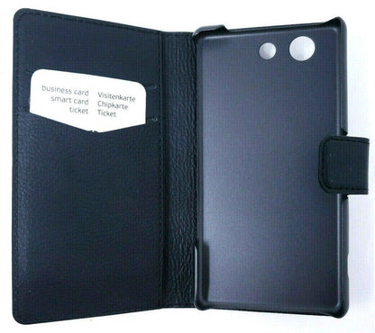 Slim Wallet Case Xqisit Protective Folio Cover for Sony Xperia Z4 Compact