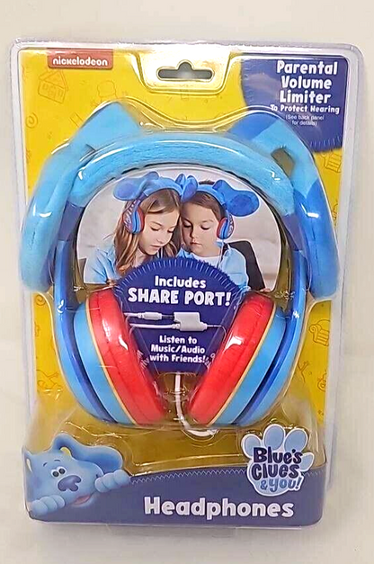 Nickelodeon Kids Blues Clues Wired Headphone for Kids Parental Control Phone 3.5