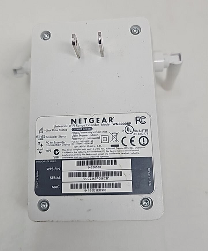 Netgear Universal WiFi Range Extender Wireless Wall Internet Signal Booster