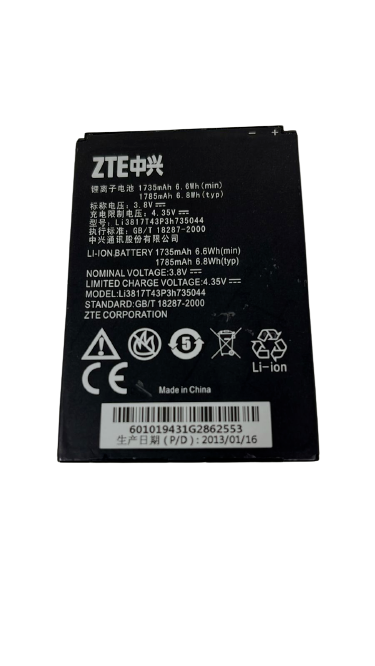 Battery Li3817t43p3h735044 For ZTE Avid 4G N9120 Concord 2 Z730 Radiant Z740 OEM