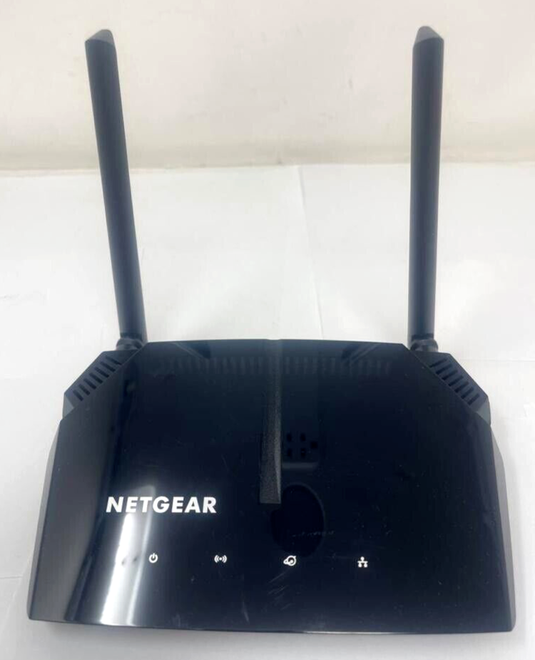 Netgear R6080 Smart WiFi Gigabit Router Dual Band AC1000 NAT Firewall Black Kit