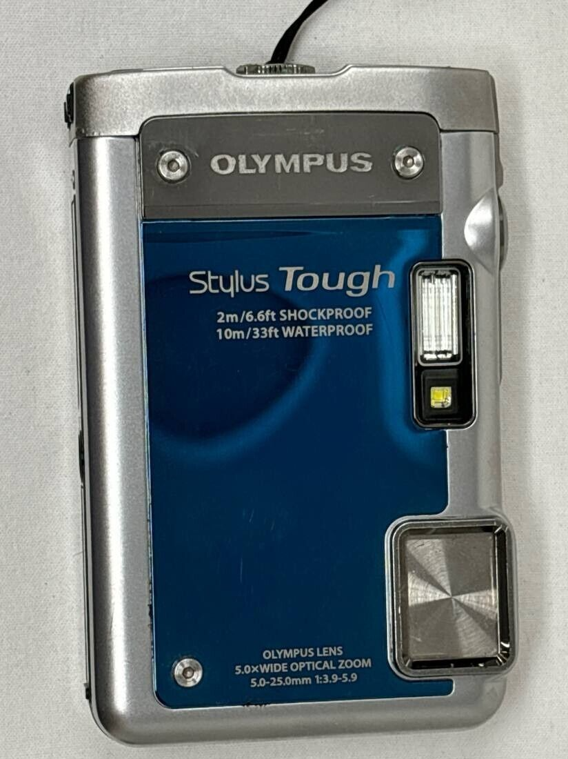 Olympus Stylus Tough 8010 14MP Digital Camera with 5x Wide Optical Zoom Blue