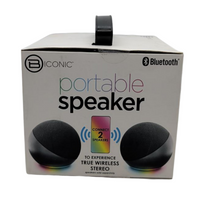 Biconi Bluetooth Party Speaker Portable 5W LED lights Aux in Audio Rechargeable