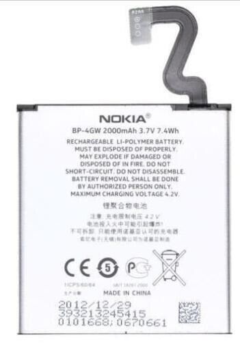 Battery BP-4GW for Nokia Lumia 920 920T 200Amp Genuine replacement Lithium