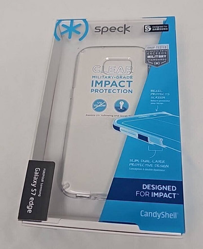 Speck CandyShell Clear Case for Samsung Galaxy S7 Edge Slim Transparent Cover