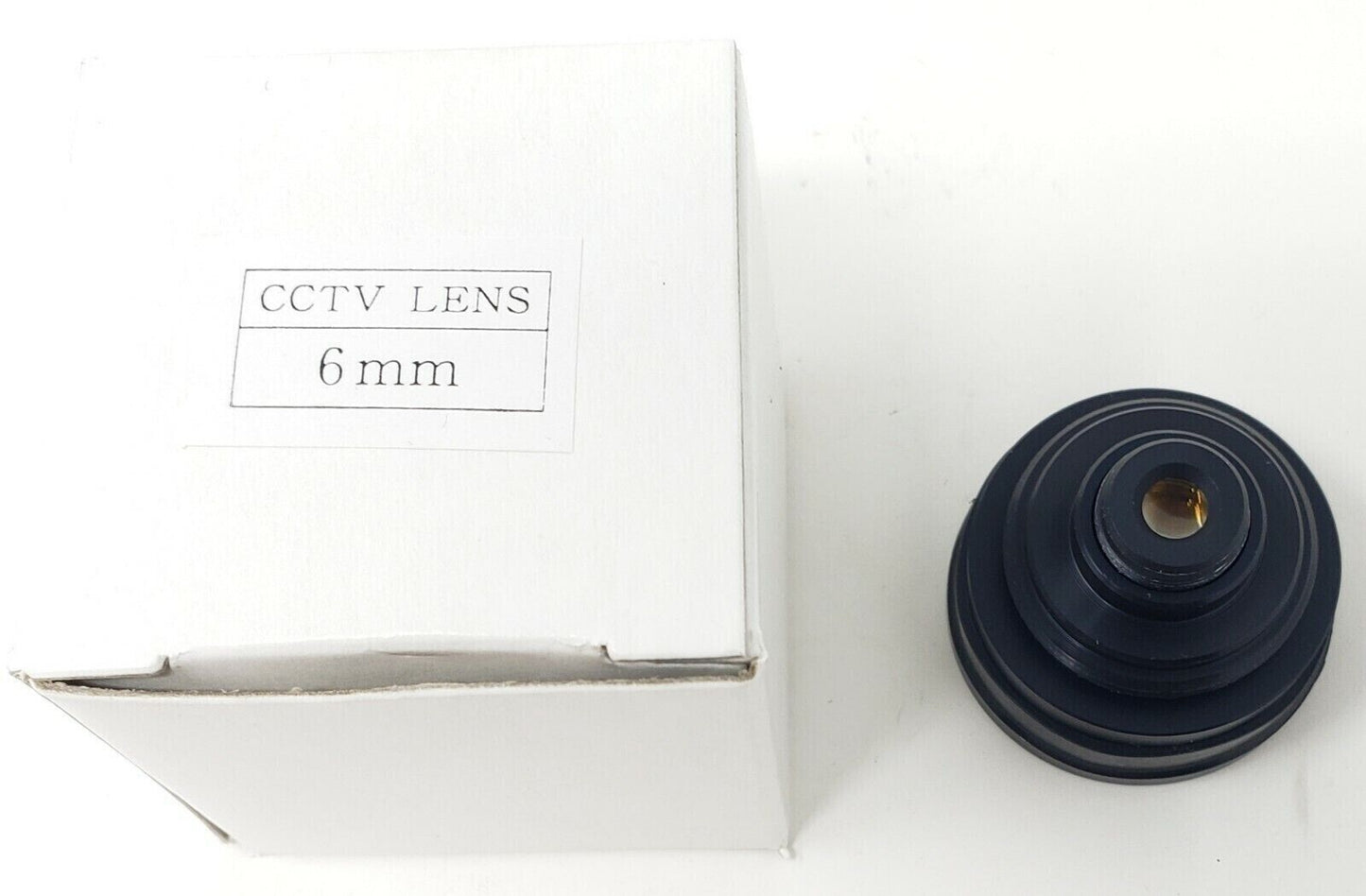 CCTV Camera Cone Board Lens Spy 6mm Pinhole Black Replacement Part