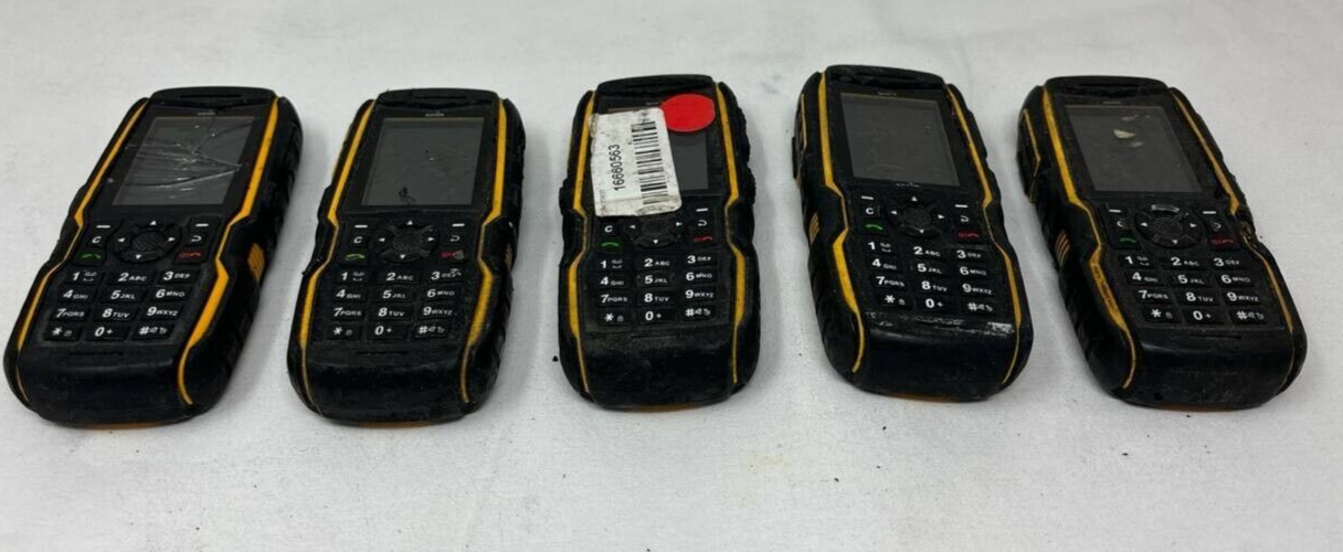 Lot of 5 Sonim XP Strike XP3410 Ultra Rugged Military Phones 3G BT Sprint READ