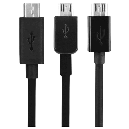 AT&T Micro USB Charging Cable Tri-Pack 9in 6ft 4ft USB Data Sync Transfer Black