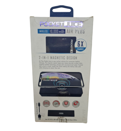 Power Bank Magnetic Charger Wireless 10,000 mAh Extra External Universal Battery