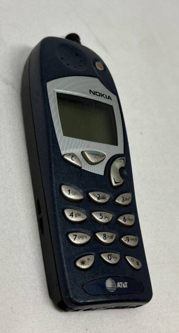 Nokia 5165 AT&T Digital Vintage Rare Cell Phone Wireless For Collectors 2G READ