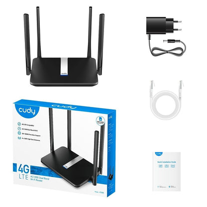 Cudy Smart Wireless WiFi Router LT500 Dual Band 4G LTE Internet AC1200 READ