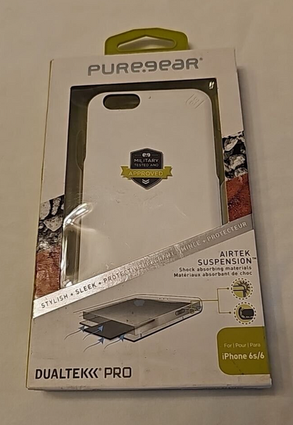 Puregear Dualtek Pro Protective Case for Apple iPhone 6 6s Back Cover White