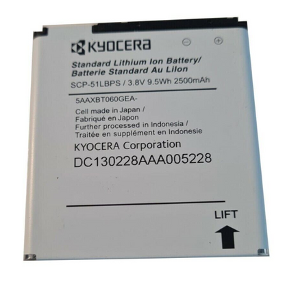 Battery For Kyocera SCP-51LBPS Internal Slim Standard 3.8V Li-Ion 51LBPS