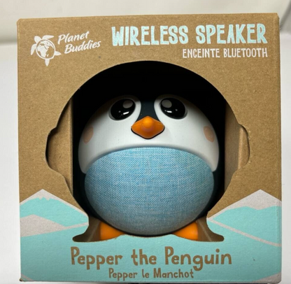 Fun Loud Control Speaker Penguin For Kids Wireless Bluetooth Portable Audio Mic