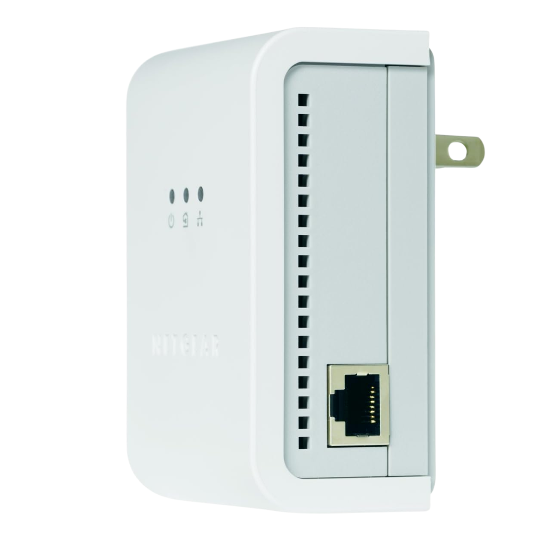 NetGear XET1001 Powerline Wall Plugged WiFi Fast Ethernet Adapter Internet Small