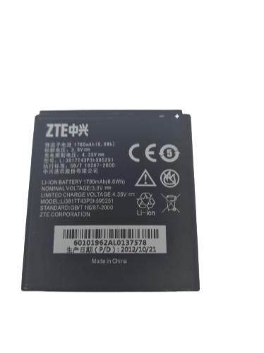 Battery li3817t43p3h595251 For ZTE Flash N9500 N900D N798 N789A N789+ U808 Q201T