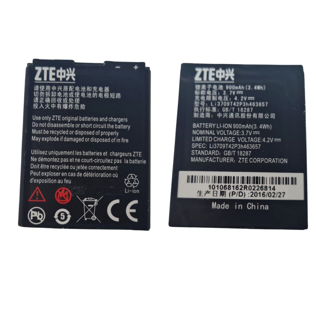 Battery  Li3709T42P3h463657 For ZTE Z221 F290 N281 900mAh 3.7V  Lithium Original