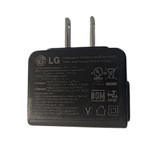 LG STA-U17W Travel AC Adapter USB Wall Charger 5V for Velvet Wing 5G Universal