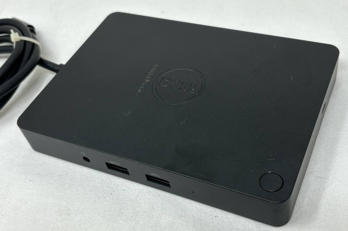 Dell WD15 Thunderbolt USB-C Docking Station HDMI VGA RJ-45 Ports For PC Laptop