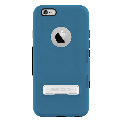 Seidio Capsa Bumper Case for iPhone 6 6s Cover Magnetic Metal Kickstand Blue