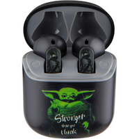 eKids Mandalorian Grogu Kids Headphones Wireless Bluetooth Safe Volume Green