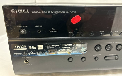 Yamaha RX V675 Receiver 7.2 Channels HDMI Dolby True HD Blu Ray WiFi Cinema DSP