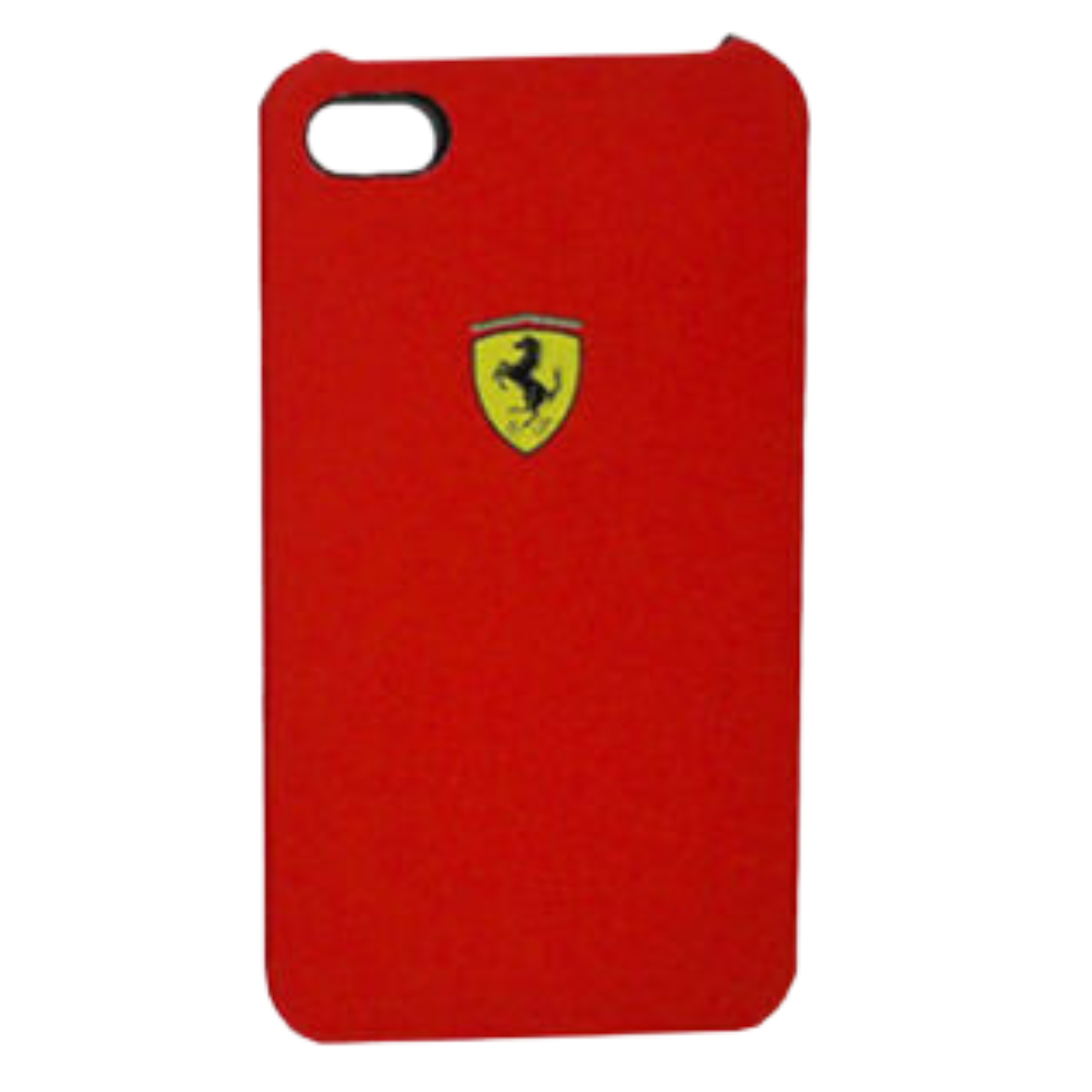 Hard Case Fits Apple iPhone 4 4S Original Ferrari Scuderia Collection Red Cover