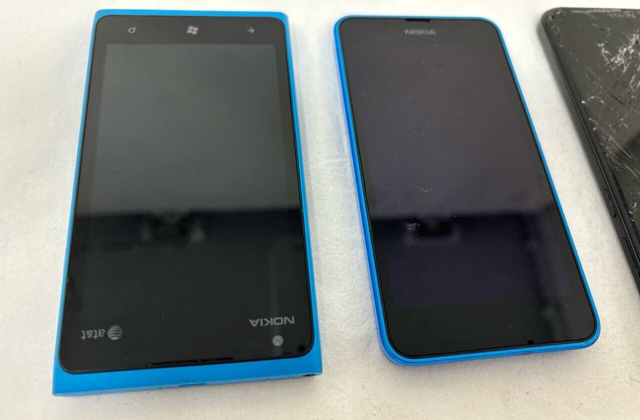 Lot of 3 Phone Nokia C200 Lumia 635 920 6.9" 4G WiFi AMOLED Microsoft READ Repai