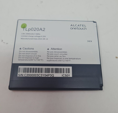 Battery TLP020A2 For Alcatel OneTouch POP S3 STAR A845L OT-5050 OT-5050A 5050X