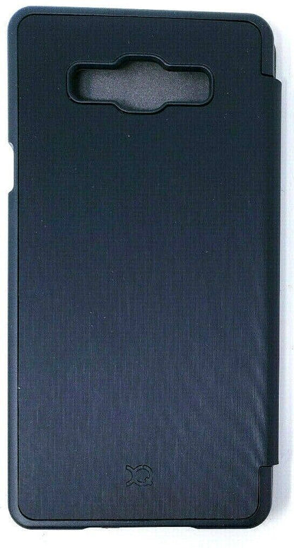 Black Xqisit Folio Rana Case For Samsung Galaxy A7 Book Cover Card Holder OEM